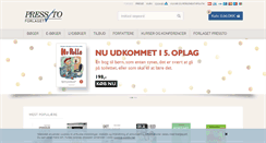 Desktop Screenshot of forlaget-pressto.dk